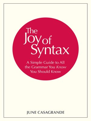 cover image of The Joy of Syntax